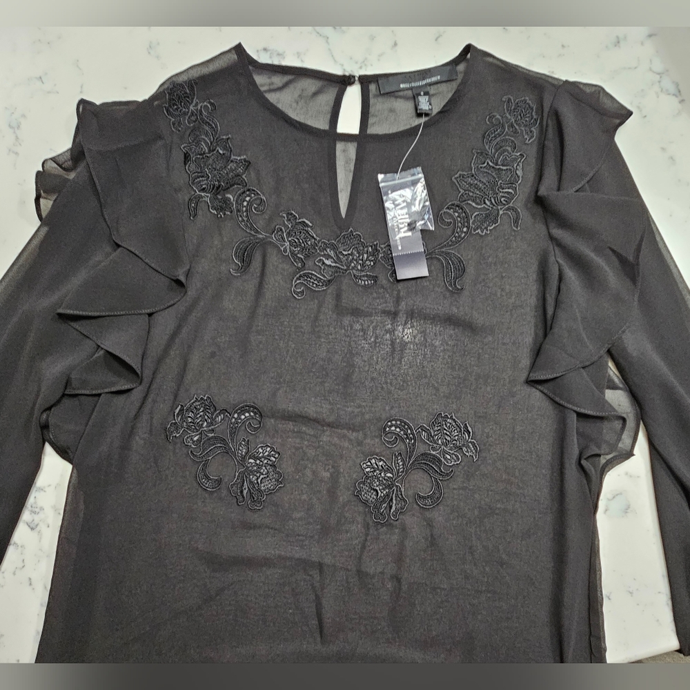 White House Black Market Applique Tunic - Picture 11 of 14